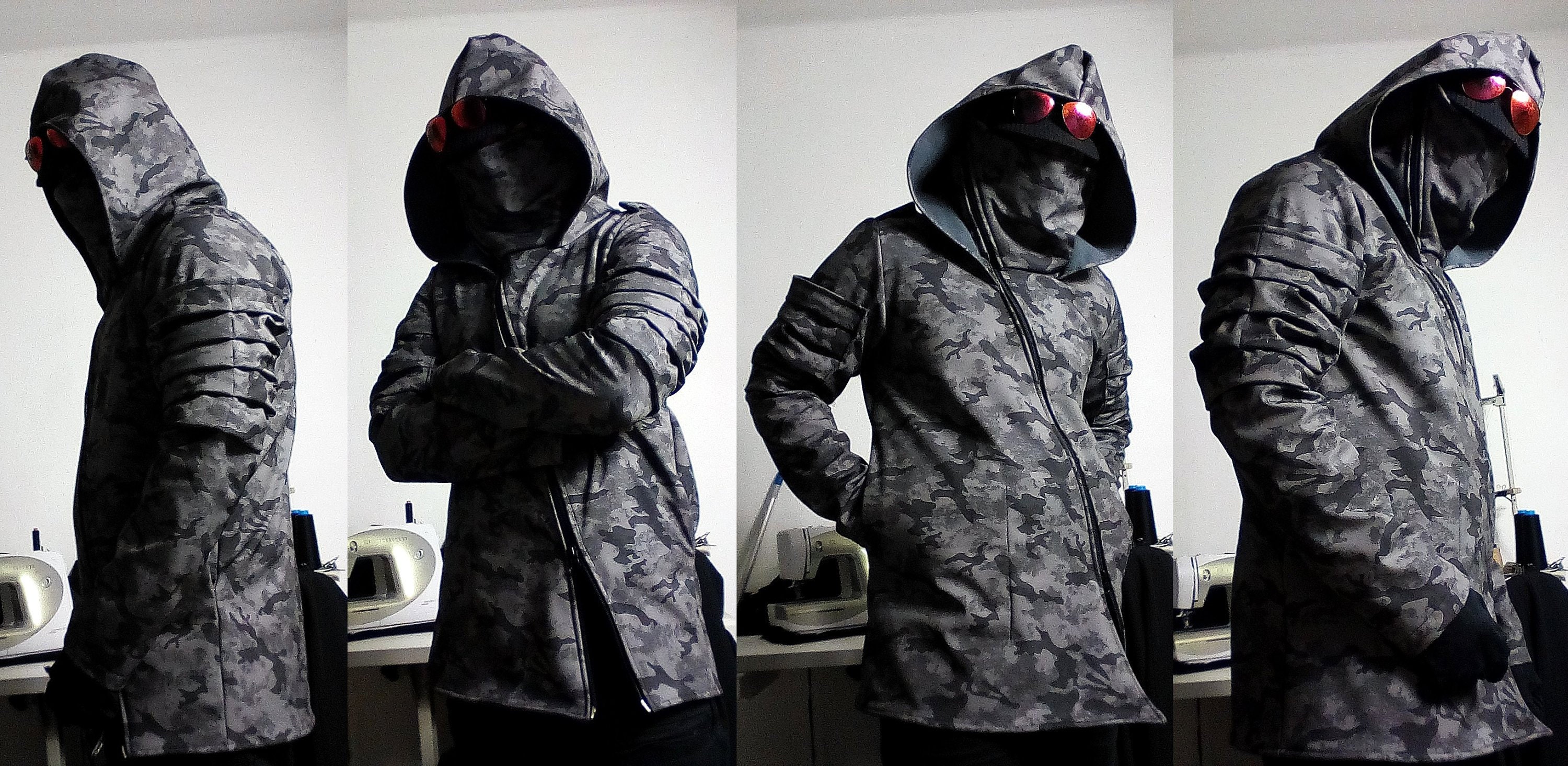 Hylo Hoodie tags tactical techwear dark street urban military mens fashion dystopic post apocalyptic clothing