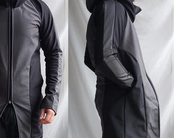 Dual Tone Jacket One - Waterproof men's suit style leisure jacket with hood