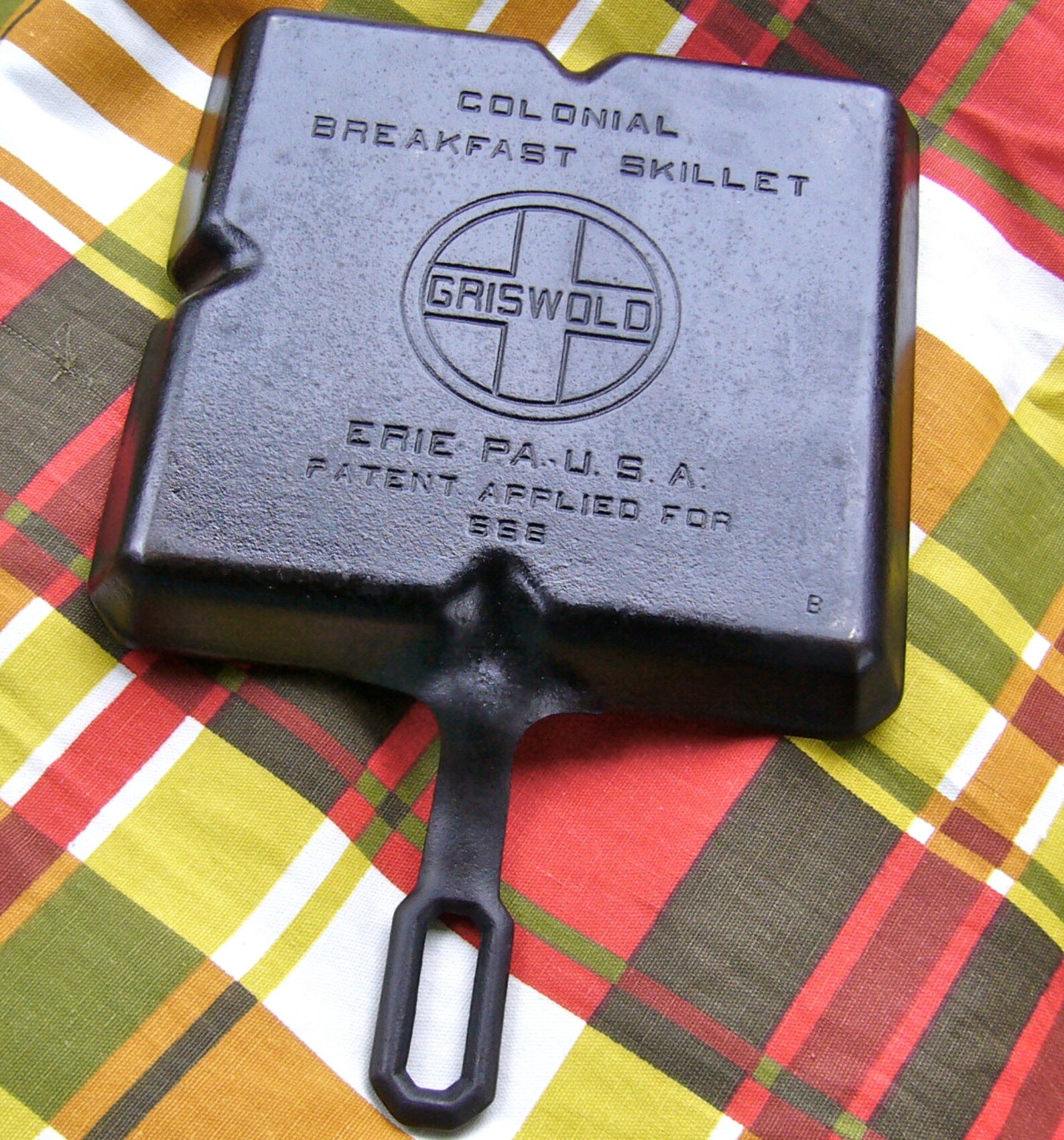 GRISWOLD CAST IRON Colonial Breakfast Skillet Erie Pa 666 Etsy