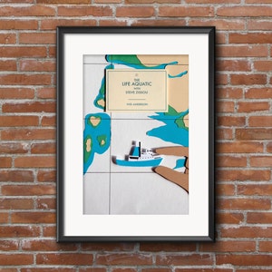 Wes Anderson prints - Life Aquatic/Moonrise Kingdom/Grand Budapest/Fantastic Mr. Fox - Paper art - Poster - Gallery Wall - Limited Edition