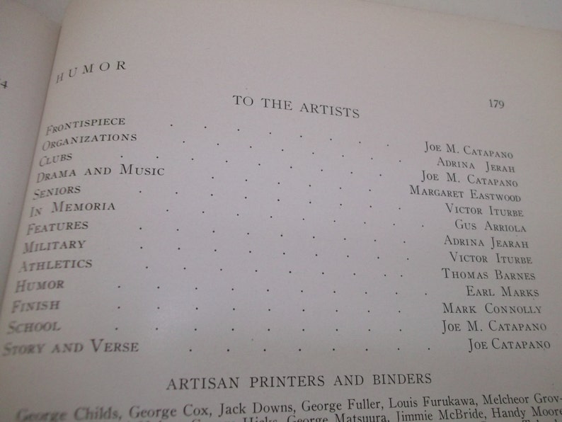 LA Manual Arts High School Yearbook W1934 Gus Arriola Etsy