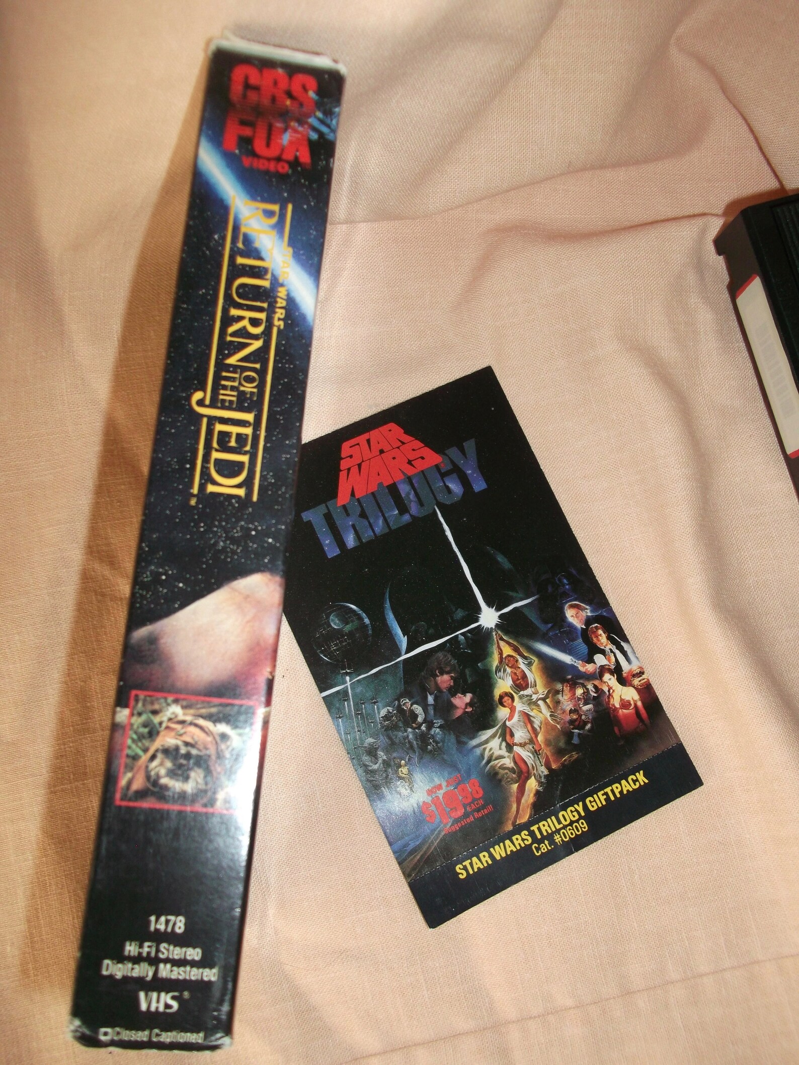Star Wars VHS Tape 1977/1990 Etsy