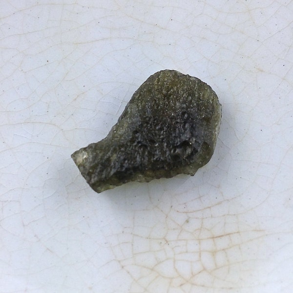 Moldavite - Natural Moldavite - Moldavite Czech Republic - Chlum Moldavite - Green Moldavite - 1.2 grams