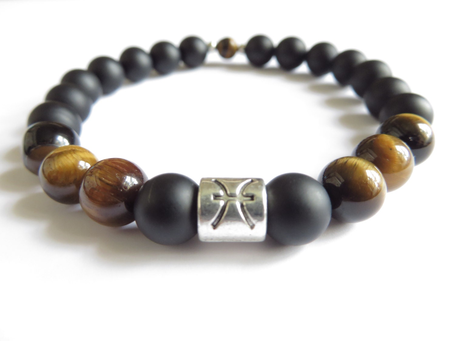Men's Mala BraceletZodiac BraceletOnyxTiger's Eye Etsy