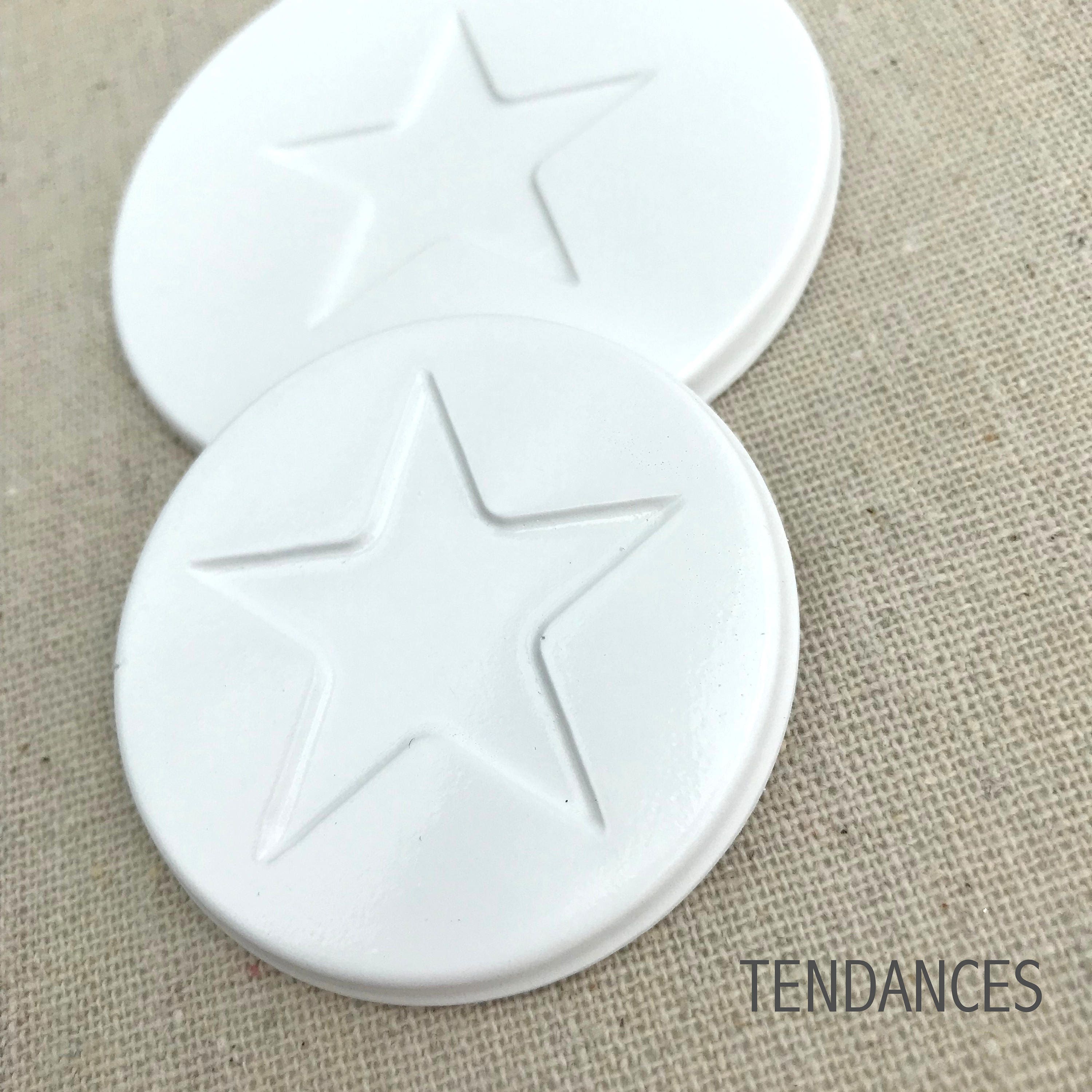 Suspension Ronde avec Étoile Au Centre