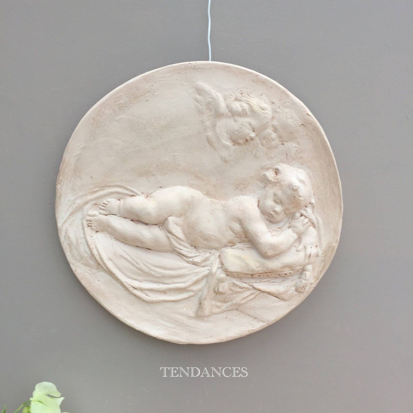 Cherubin Endormie et Anges en Staff 29cm