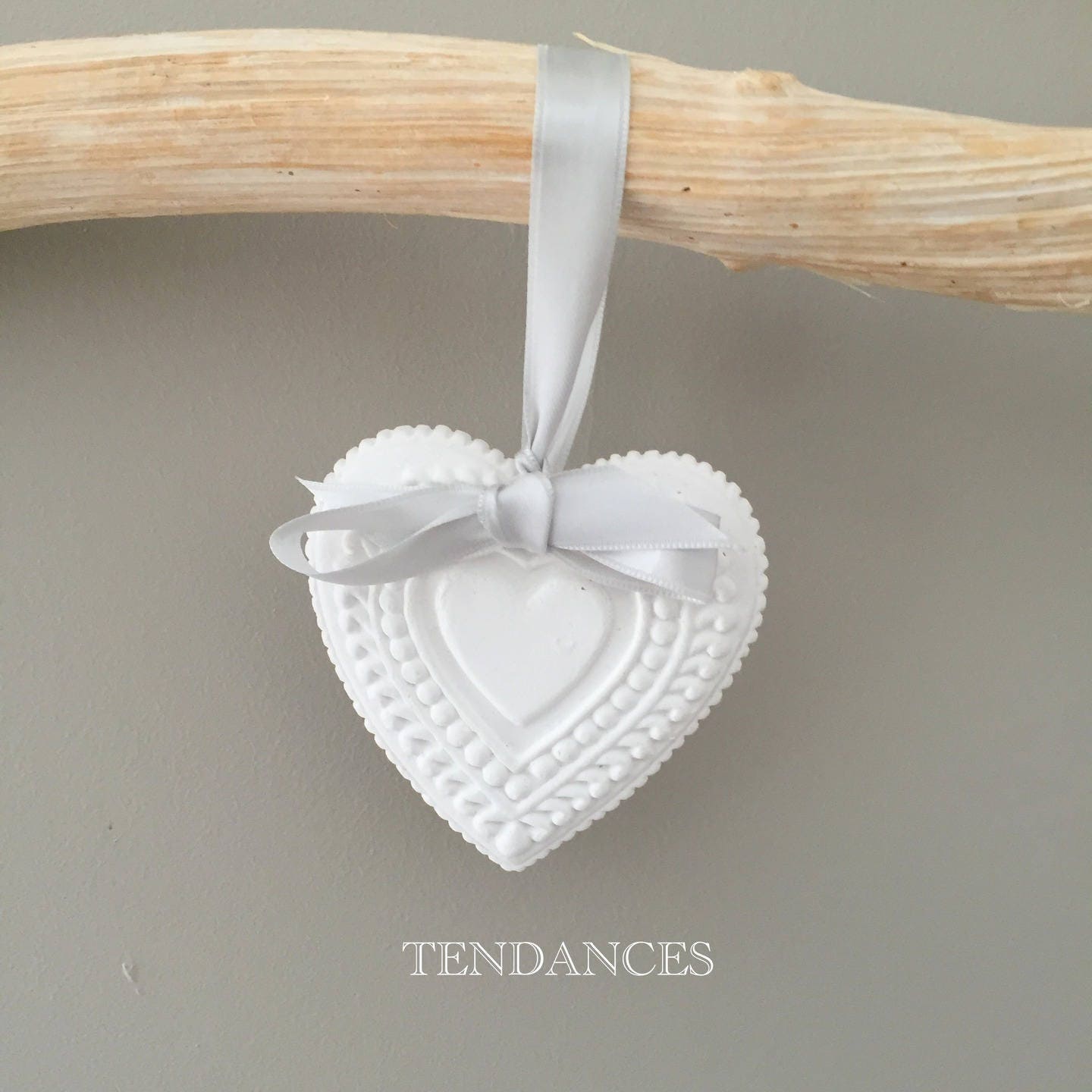 Coeur Grosse Perle en Céramique 6 cm