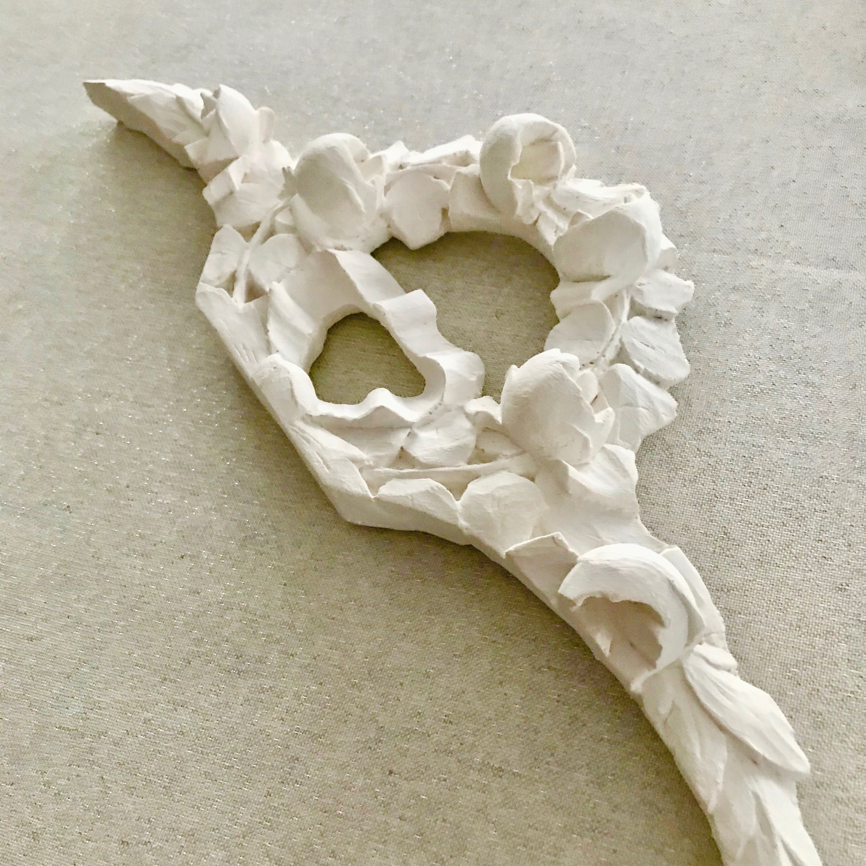 Fronton Couronne Fleuries