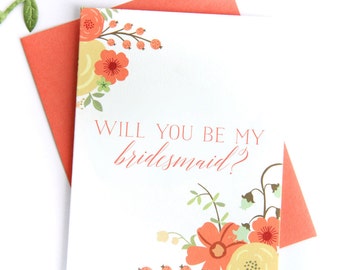 Will You Be My Bridesmaid Card