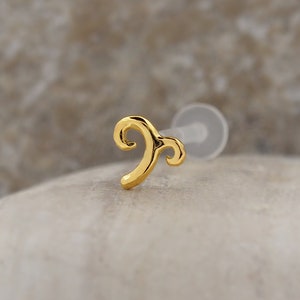 Tragus Ear Piercing Jewelry Gold Earring Cartilage Stud Bioflex