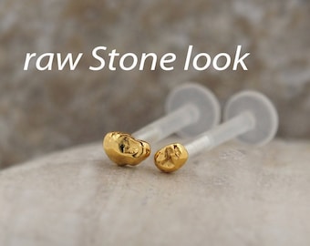 Tragus Labret Bioflex Earring 16g Flat Back