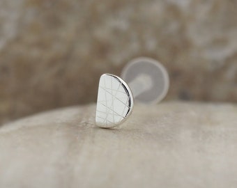 Boucle d'oreille Tragus en argent, bijoux de perçage de Cartilage