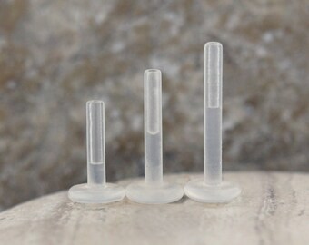 BioFlex Replacement Post / flat back / 6mm or 8mm length / 16 gauge / 1.2mm thickness