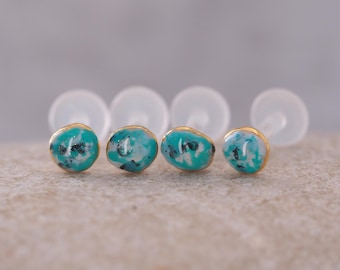 16 Gauge Tragus Labret Flat Back Lip Helix Conch Piercings