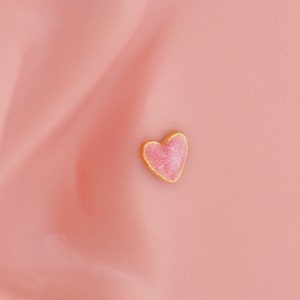 Tragus Earring Heart Labret stud Bioflex Lip Ring Piercing Ear Cartilage Tragus Earring image 5