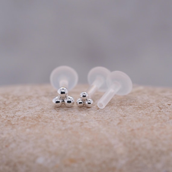 Hypoallergenic Helix Tragus Cartilage Piercing 16g Bioflex