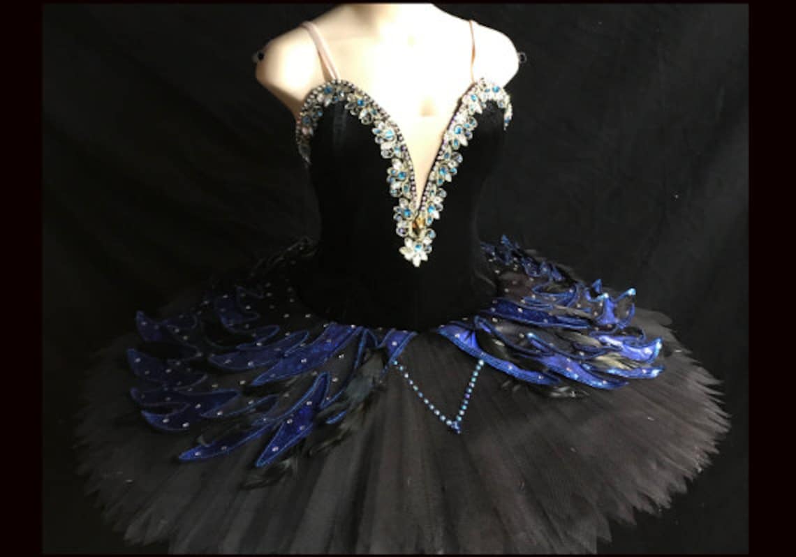 Ballet Tutu - Black Swan Lake Professional Stage Ballet Tutu - Etsy