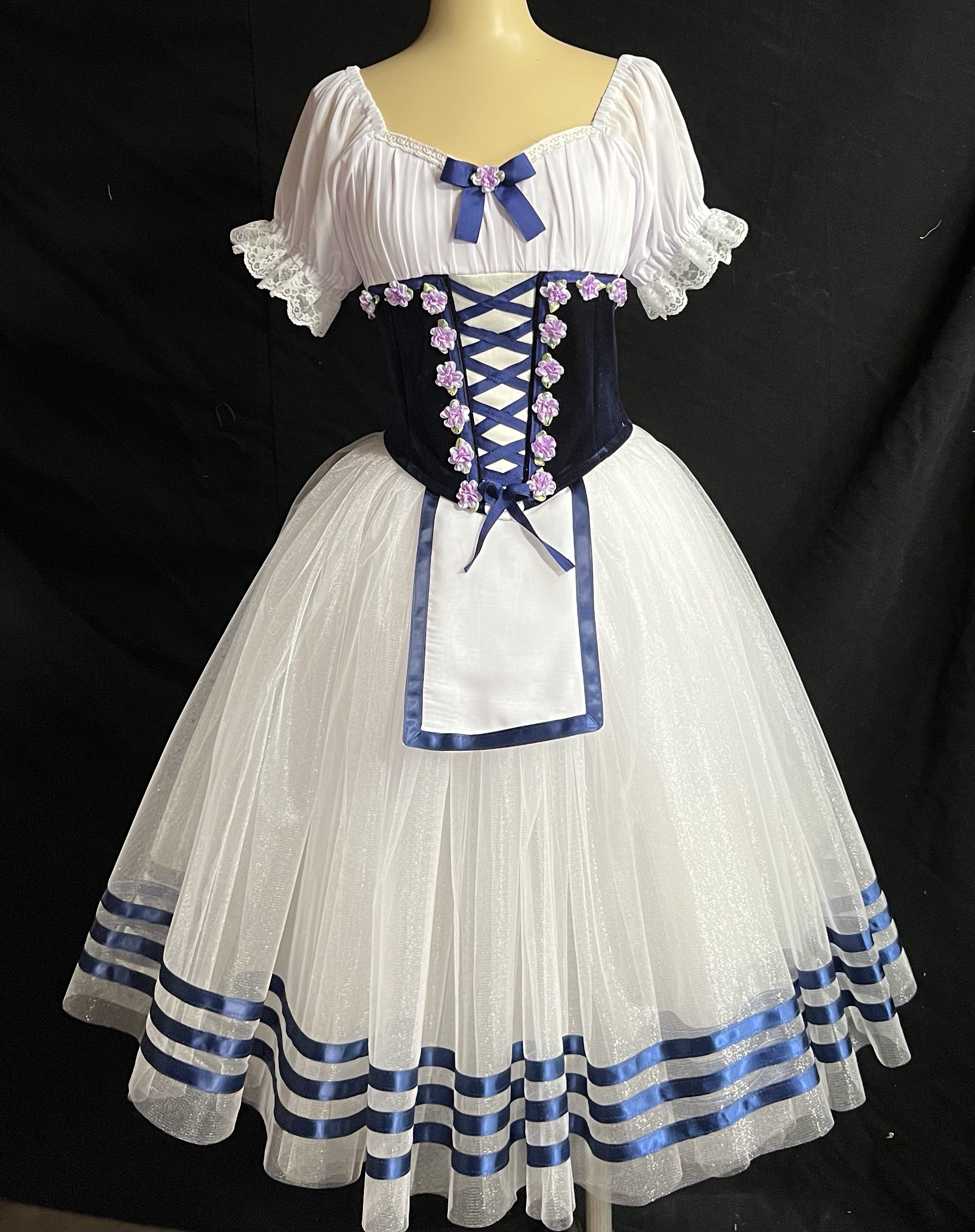 white christmas dresses Ballet Corset Dress Lined in Noir – Mirror Palais main image 1