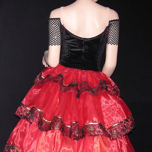 Ballet Dress Black & Red performance Ballet Dress image 4