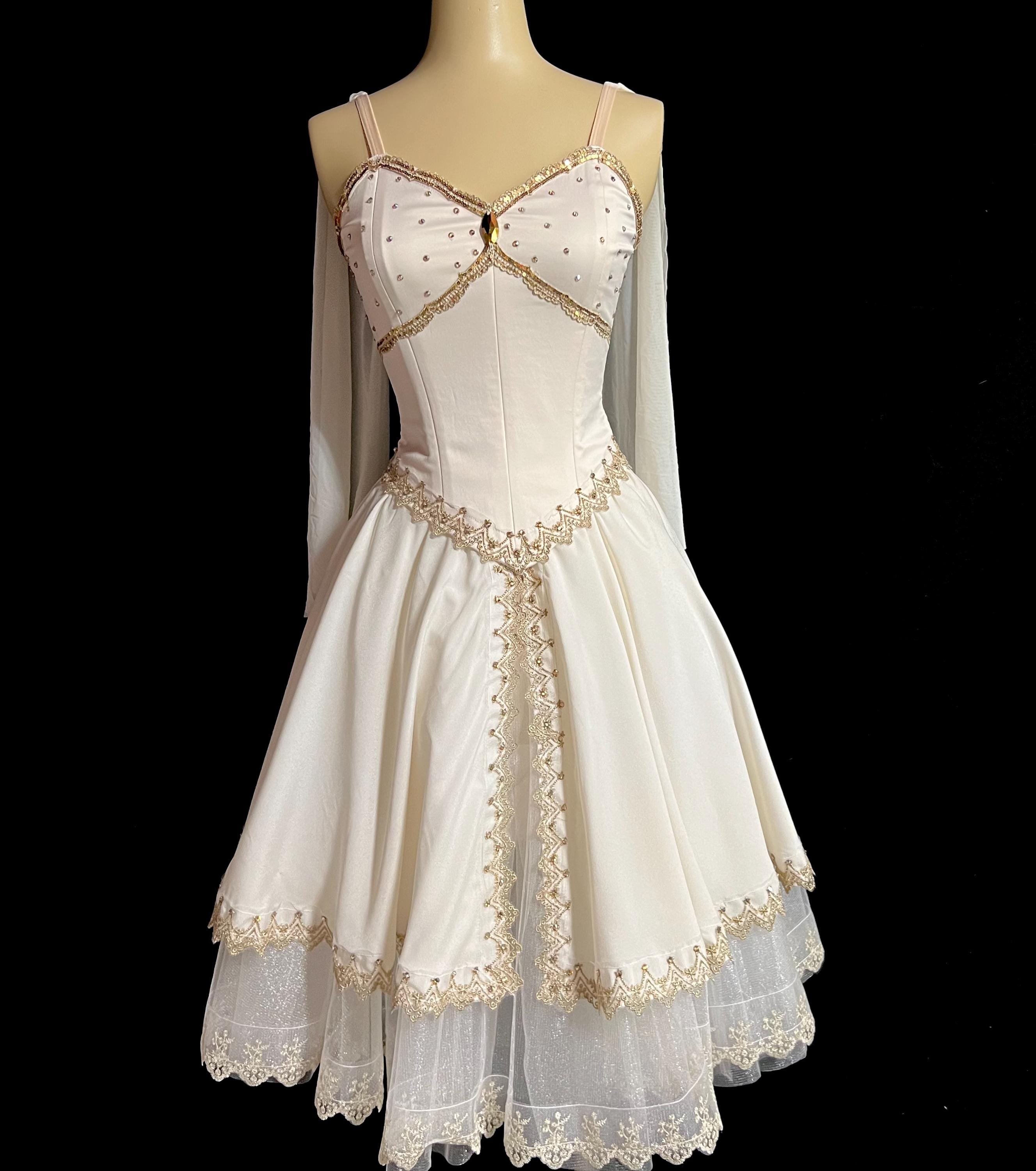 gold ballerina dress Ballet professional ballerina outfits