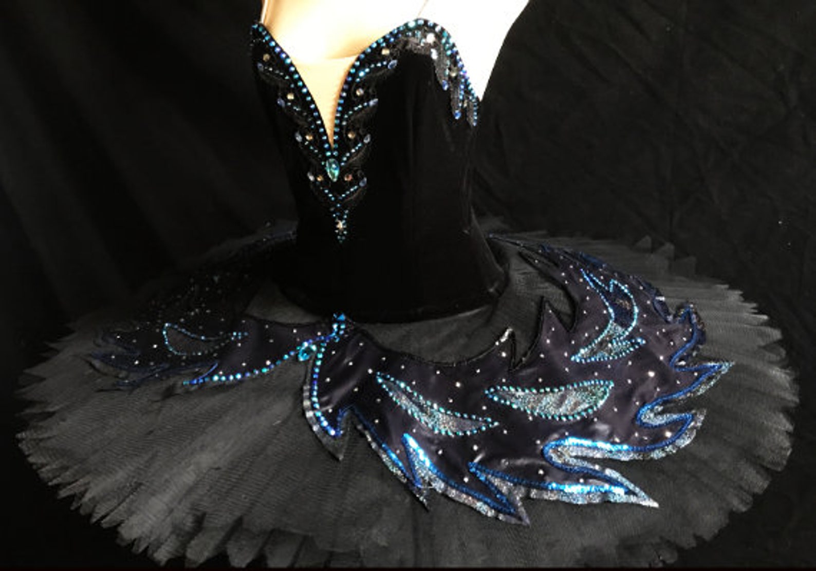 Ballet Tutu Black Swan Lake professional stage ballet tutu | Etsy