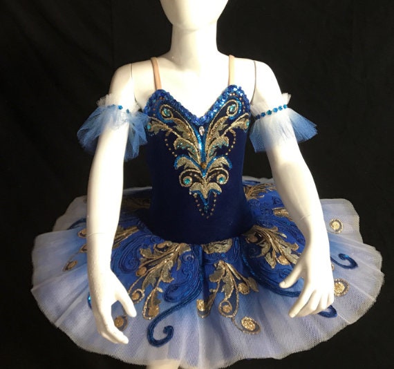 royal blue tutu dress Ballet 1-WOVEN