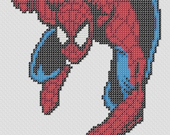 Spider-Man Cross Stitch Pattern ONLY