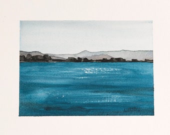 Original Watercolor- Tranquility-   by Lauriann Wakefield