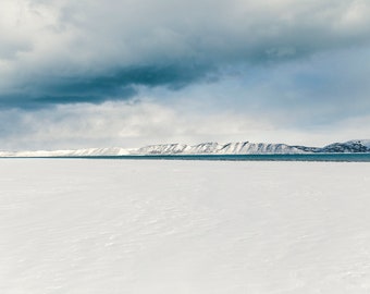 Bear Lake Winter Blues-  Landscape Utah Photography  print