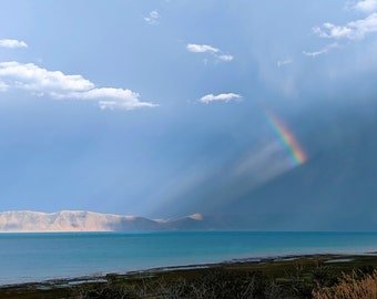 Bear Lake Rainbow-  Landscape Utah Photography Print