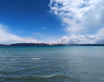 Bear Lake Spring Blue-  Landscape Utah Photography Print