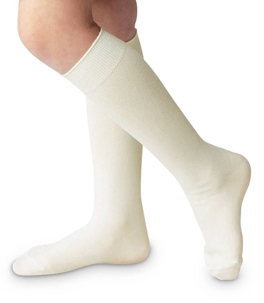 White Knee High Socks Little Girls White Knee Hi Socks Baby Girls