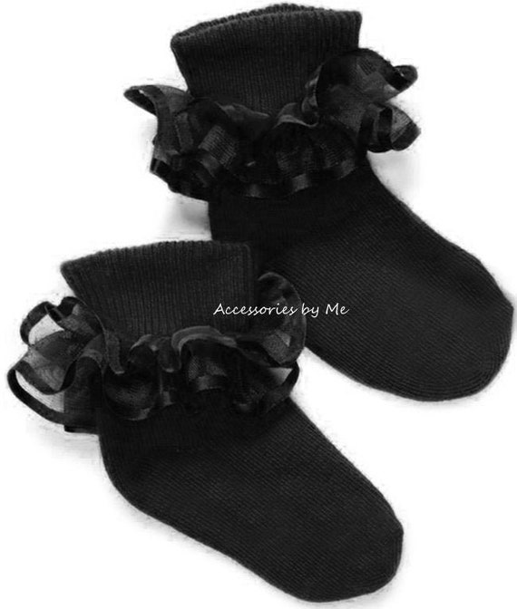 Baby girl black socks deals