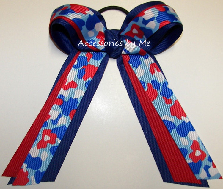 12 Camouflage-Haarbögen – Elastische Haargummis Mit Camo-Muster – Perfekt Für Patrioten-Partys & Alltag