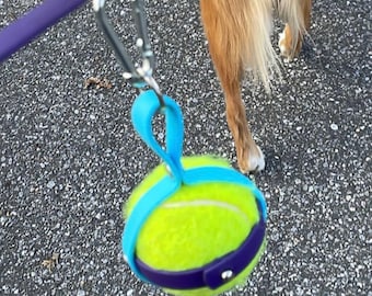 Biothane Tennis Ball Keychain, Perfect Dog Lover&#39;s Gift, Gifts For Him, Gifts For Her, Ball Holder Keychain, Five Sizes