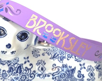 Not Your Everyday Collar, Hand Stenciled Biothane Dog Collar, Perfect For Special Occasions