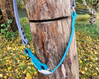 3/4" Biothane Hands Free Leash Belt, Dog Walking Belt, Dog Running Belt, Dog Walker Belt, Gifts For Him, Gifts For Her, Dog Lover's Gift