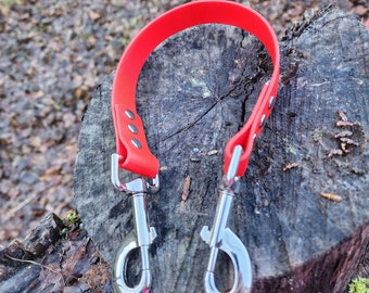 Pull Strap, 1" Biothane Waterproof Strap, Choose Your Color, Length and Hardware
