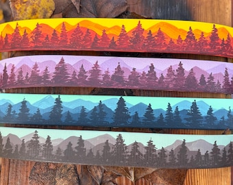 Hand Painted Art Biothane Dog Buckle Collar - Special Occasion, Spoil Your Dog, Support Small Artist - The Hope Collection