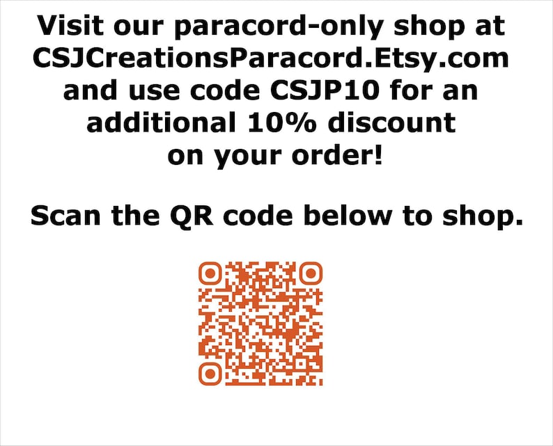 550 Paracord 10', 25', 50', 100' or Sample Pack - 100+ colors to choose from image 5