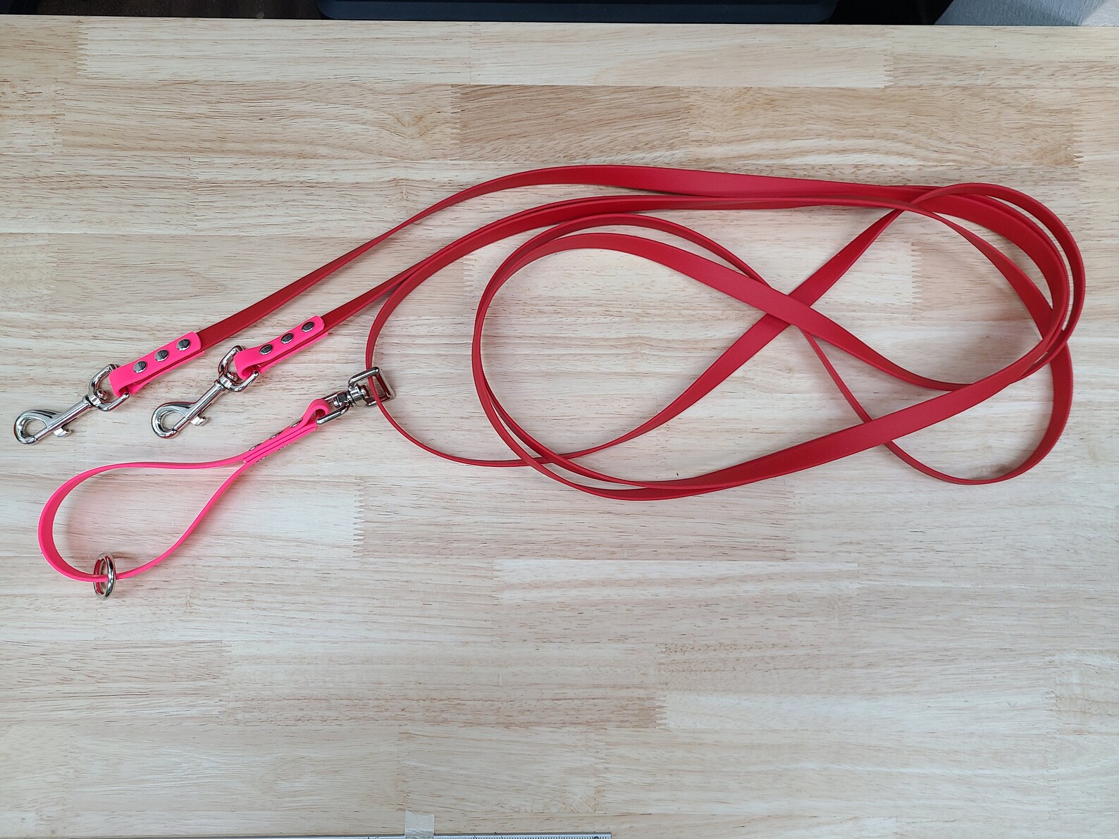 Deluxe No Tangle 2 Dog Leash 5/8 Wide Biothane Etsy