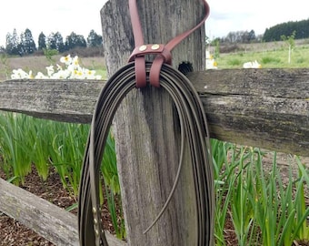 Drag Line, 1 to 33 feet, 3/8" Wide Biothane Waterproof Dog Long Line (NO HANDLE), Custom Colors and Snaps- Brass, Stainless and more!