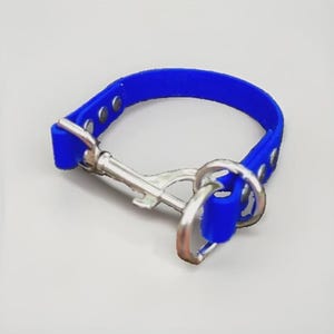 3/4" Wide Modified Slip Biothane Waterproof Quick Release Slip Dog Collar, Add Your Dog's Name, Custom Colors & Sizes,