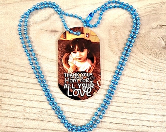 Personalized Custom Mother's Day Gift, Turn Your Child's Picture or Artwork Into the Best Mother's Day Gift, Choose Necklace or Keychain