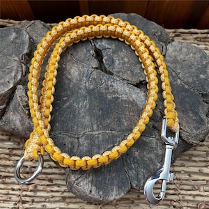 Paracord Dog Leash Extender, Use to Make your Existing Leash Longer, You Choose Colors & Size