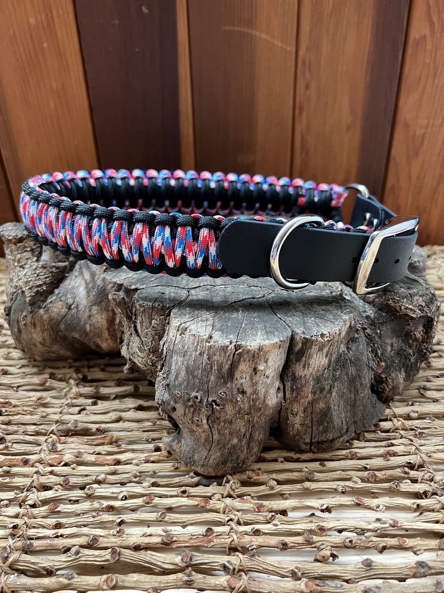 King Cobra Paracord Dog Collar Strong and Thick Collar Training