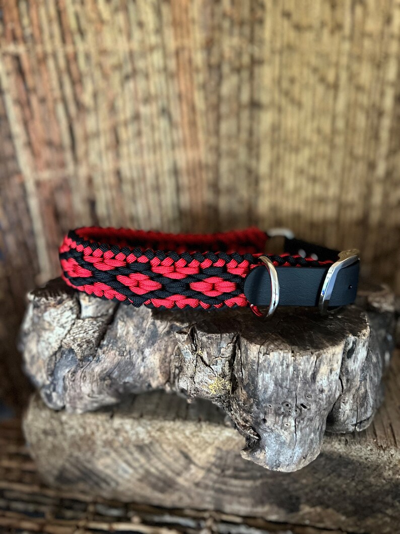 Paracord Dog Collar Custom Colors and Closure Deluxe Double - Etsy