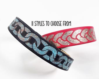 OOAK, Not Your Everyday Collar, Hand Painted Handmade Biothane Dog Collar, Perfect For Special Occasions