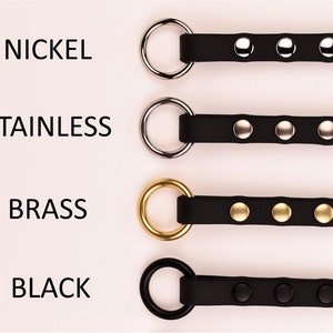 Add a Floating O-ring to Your Leash Handle, Choose your Metal image 2