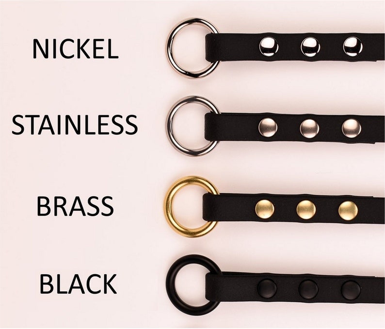 Add a Floating O-ring to Your Leash Handle, Choose your Metal image 2